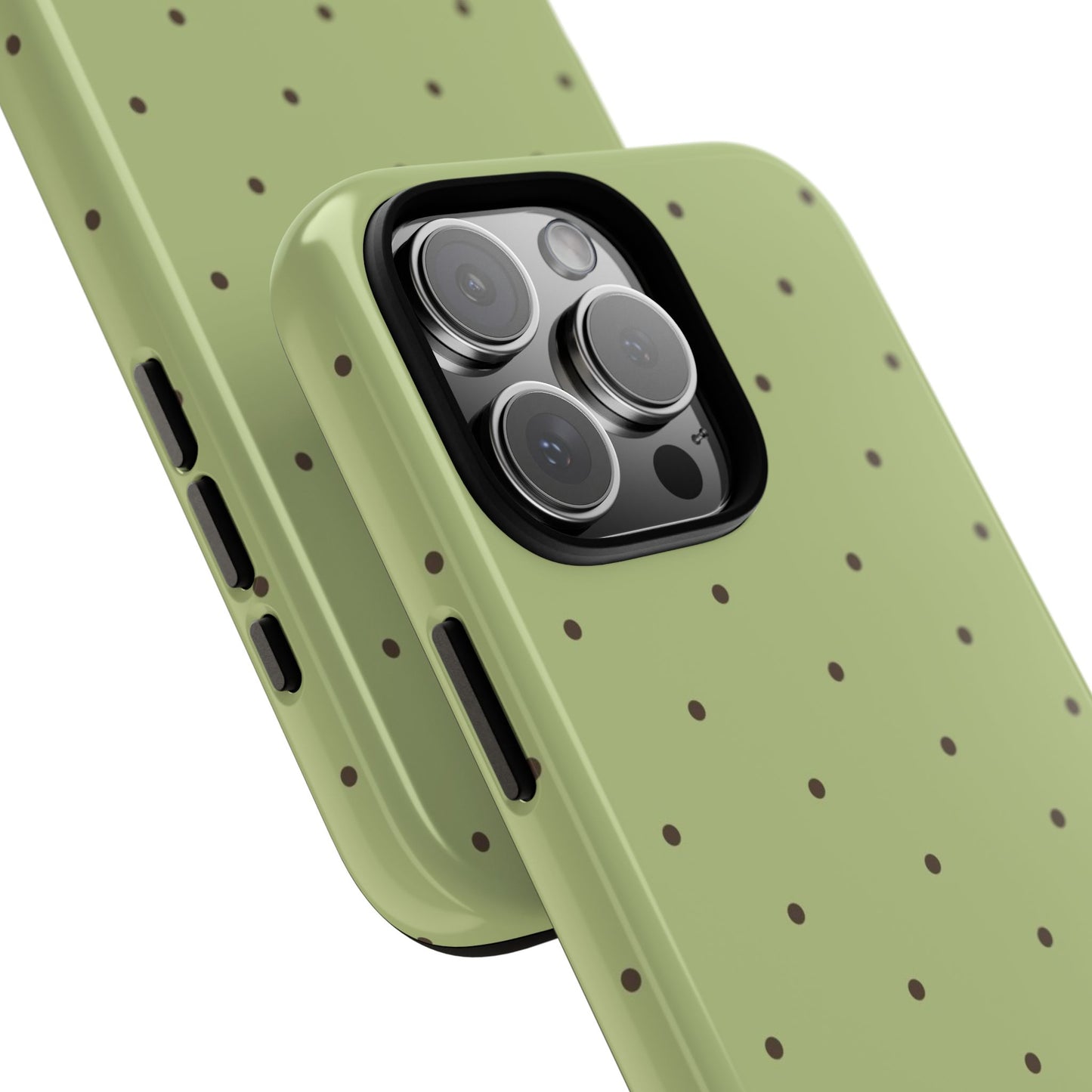 Polka Greens iPhone Case