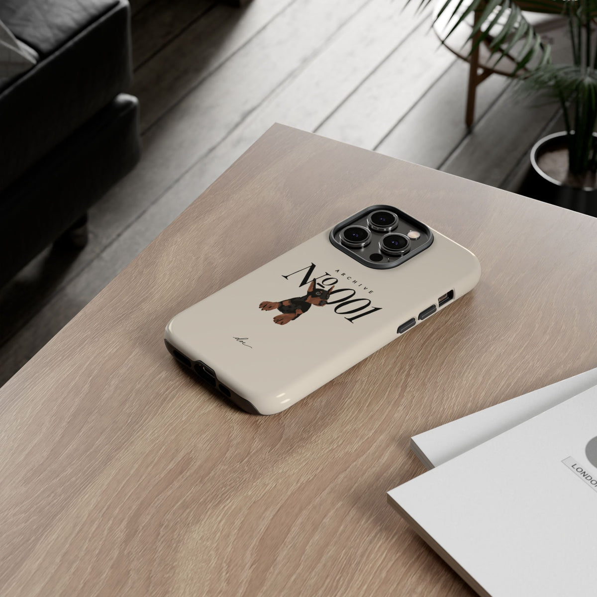 Doberman 001 iPhone Case