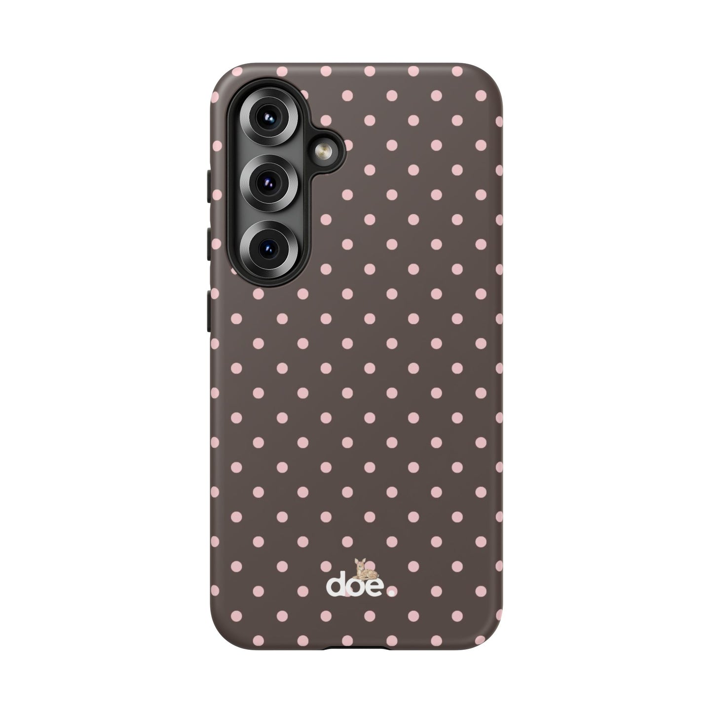 Brown Polka Dot Samsung Case