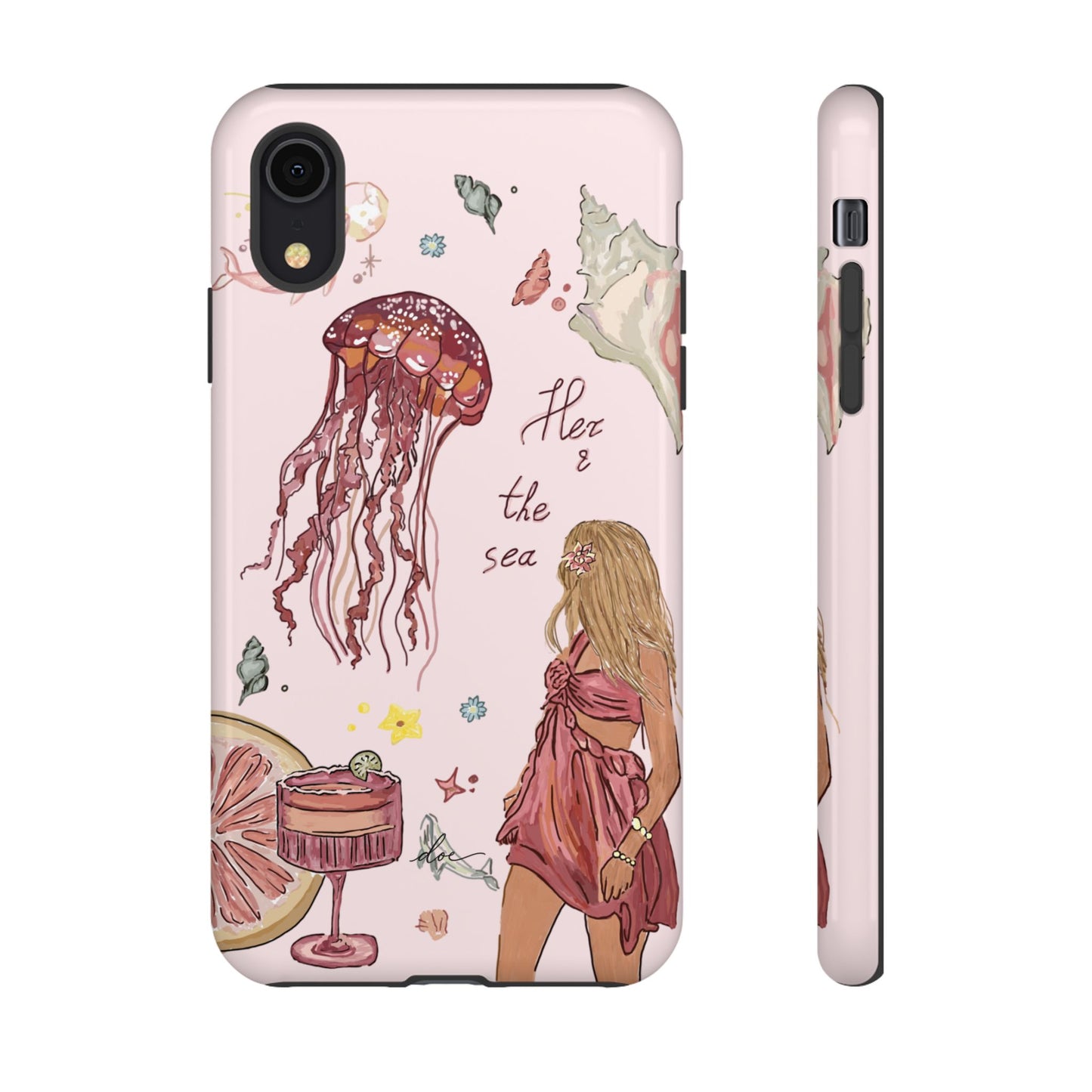 Her & The Sea iPhone Case