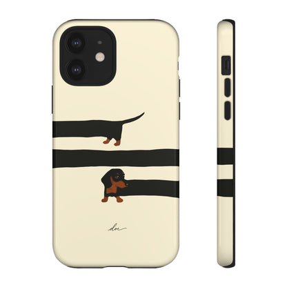 Stretchy The Dachshund iPhone Case
