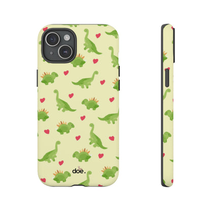Dino Doodles iPhone Case