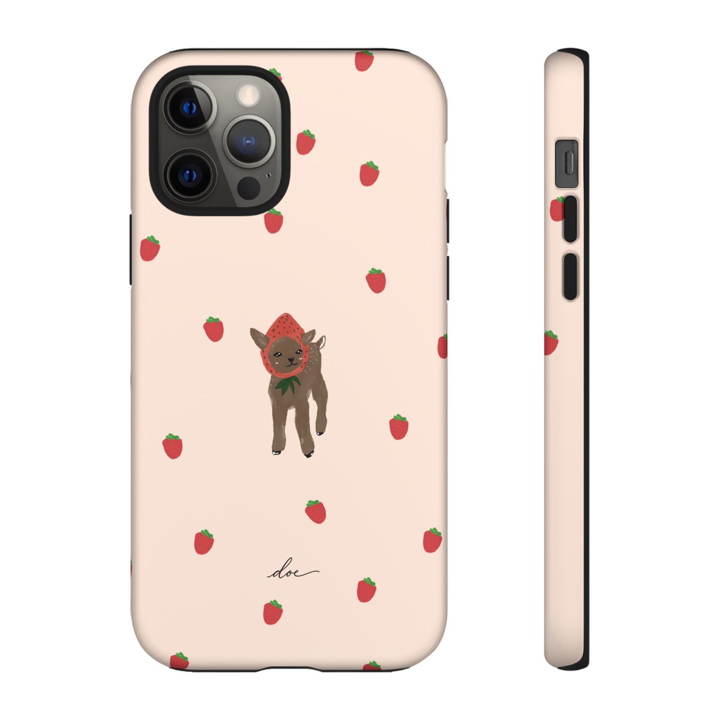 Strawberry Fawn iPhone Case