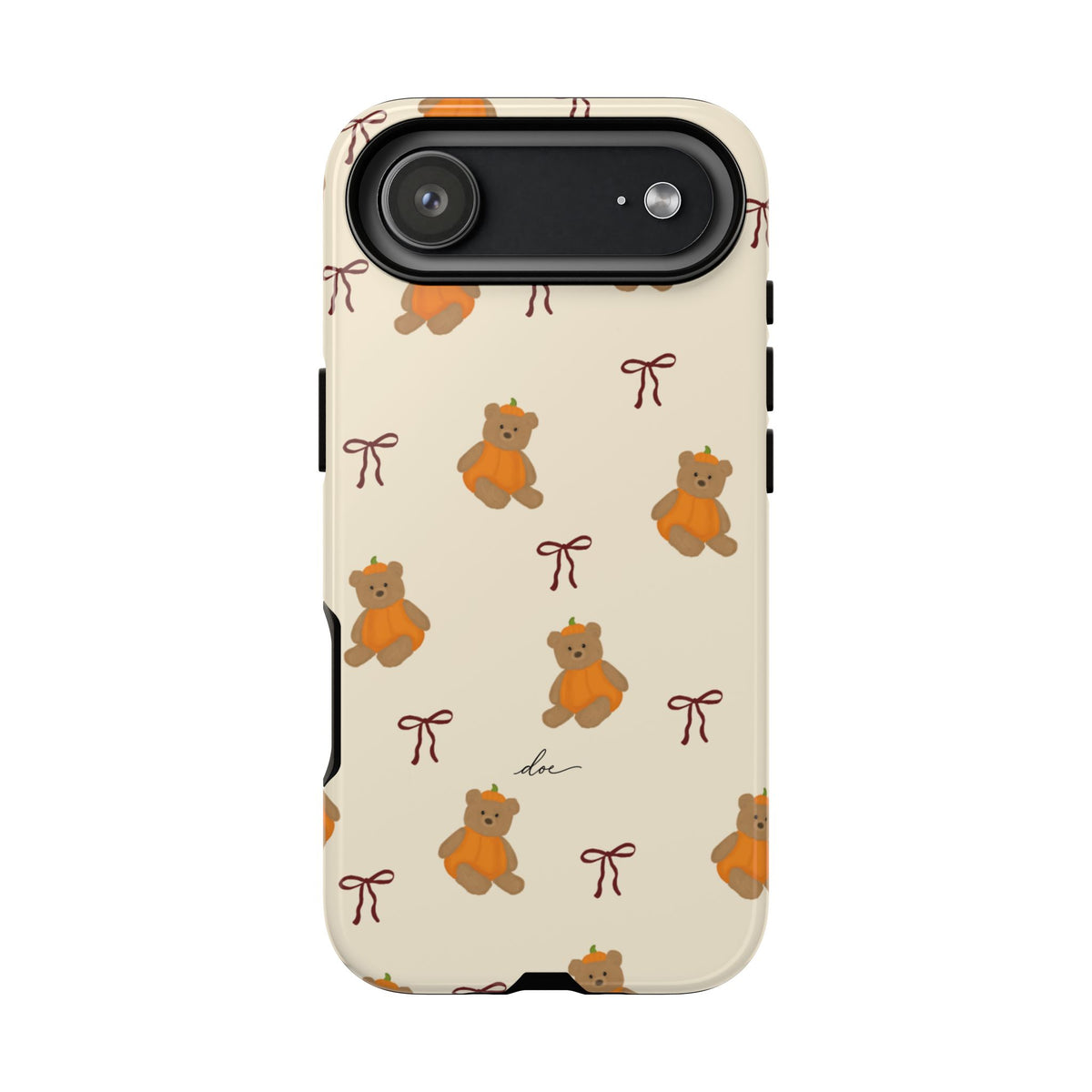Pumpkin Bows iPhone Case