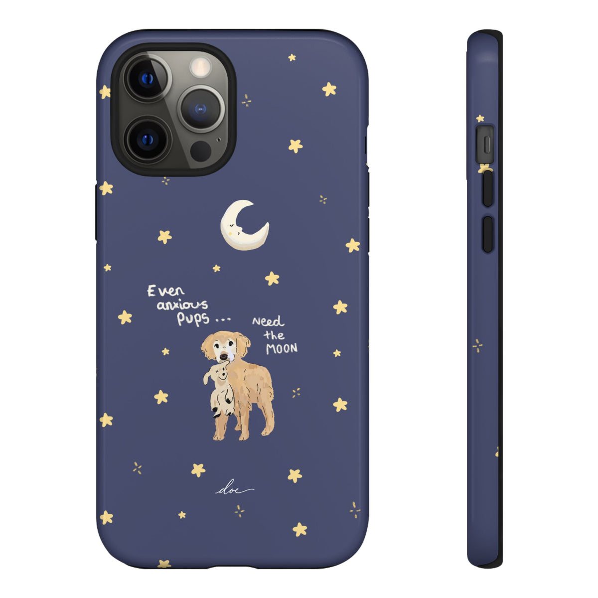 Anxious Pup iPhone Case