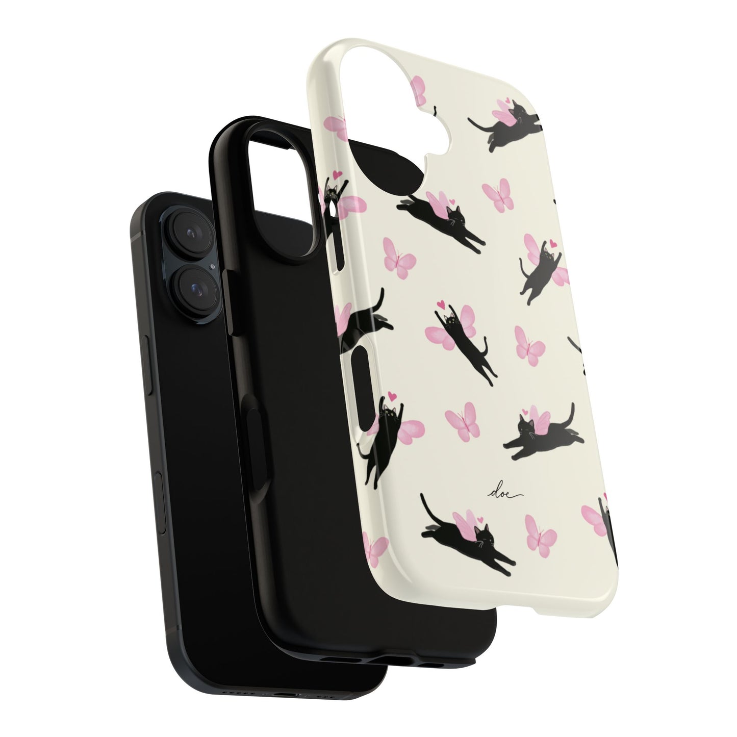 Black Cat iPhone Case