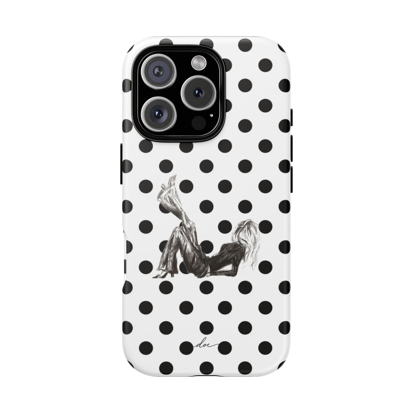 Polka Vouge Club iPhone Case