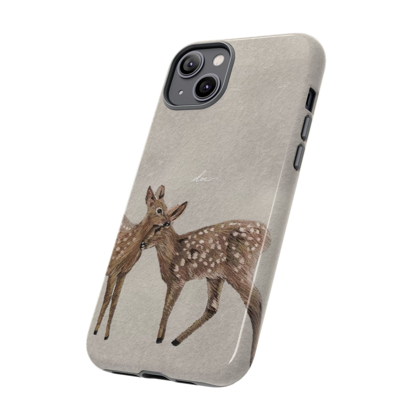 Deer Duo iPhone Case