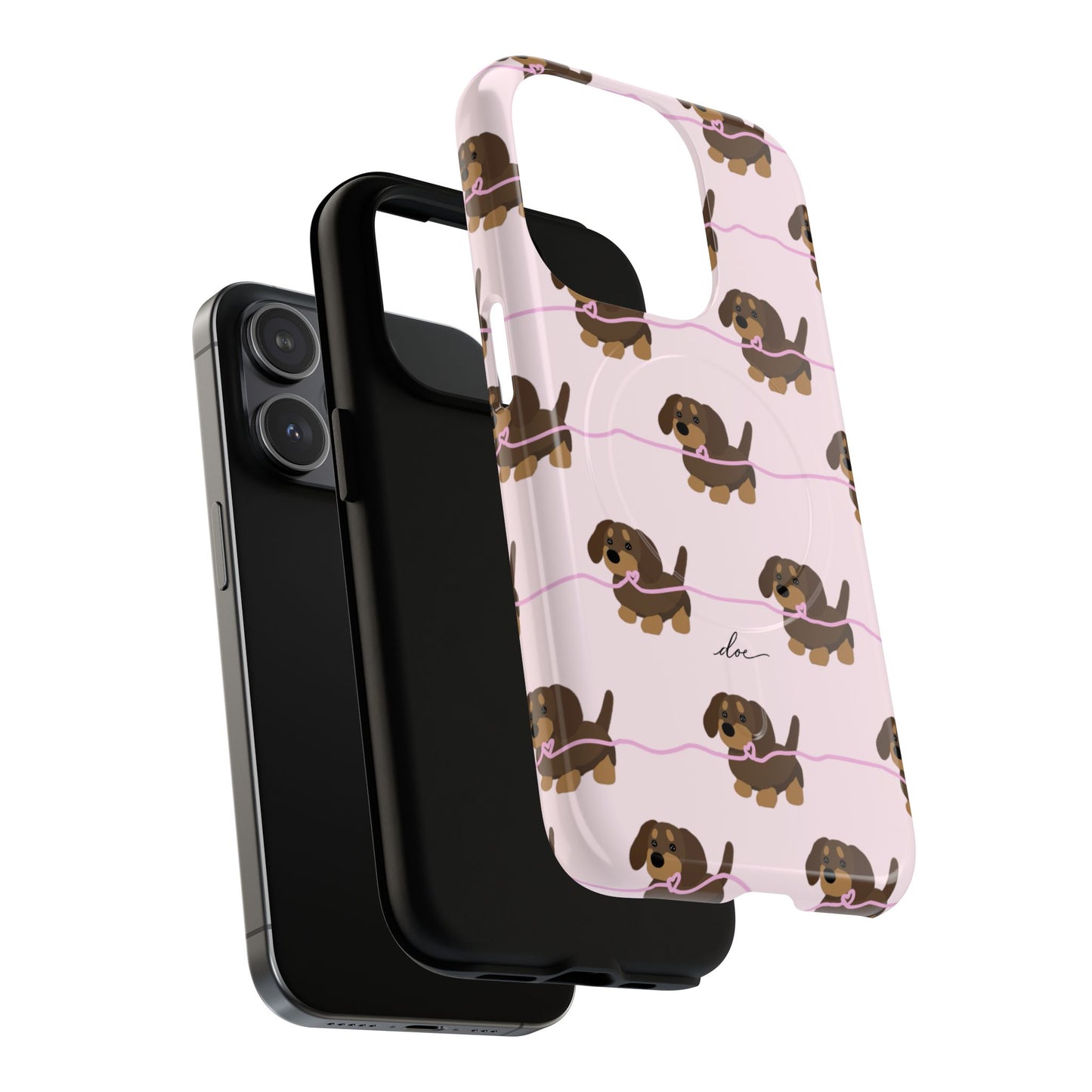 Pink Dachshunds Magsafe Case