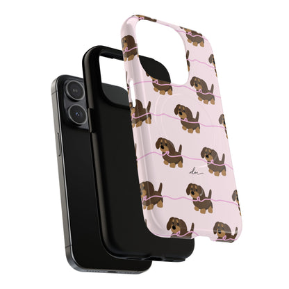 Pink Dachshunds Magsafe Case