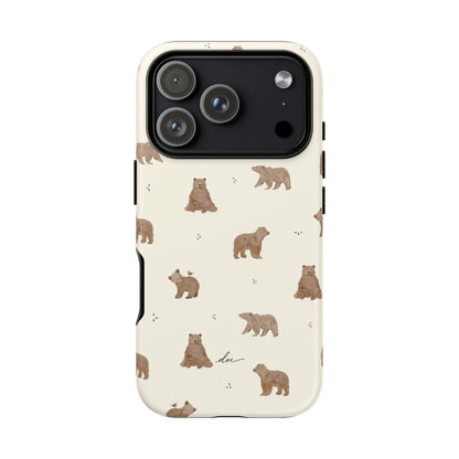 Brown Bears iPhone Case