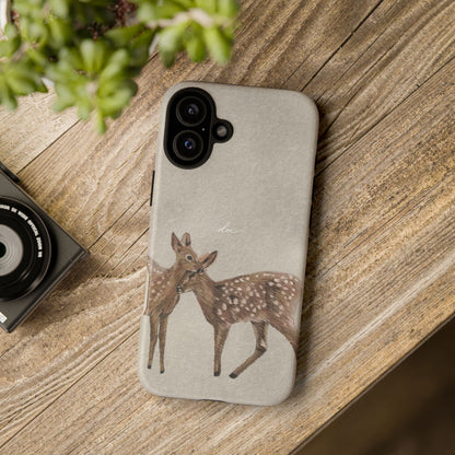 Deer Duo iPhone Case