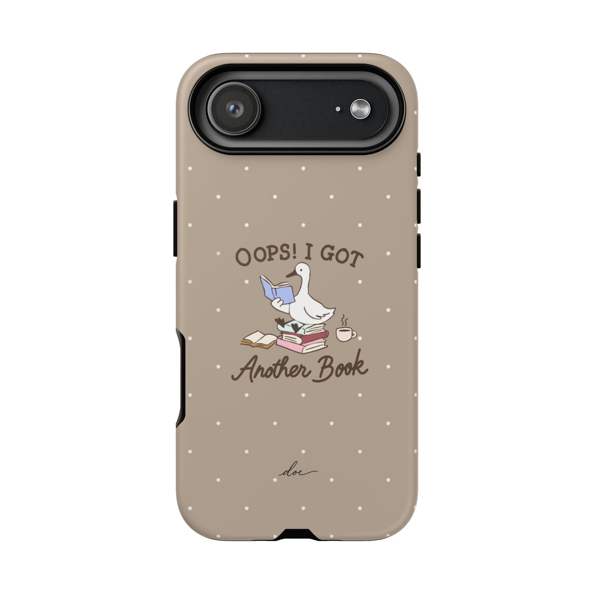 Oops Another Book! iPhone Case
