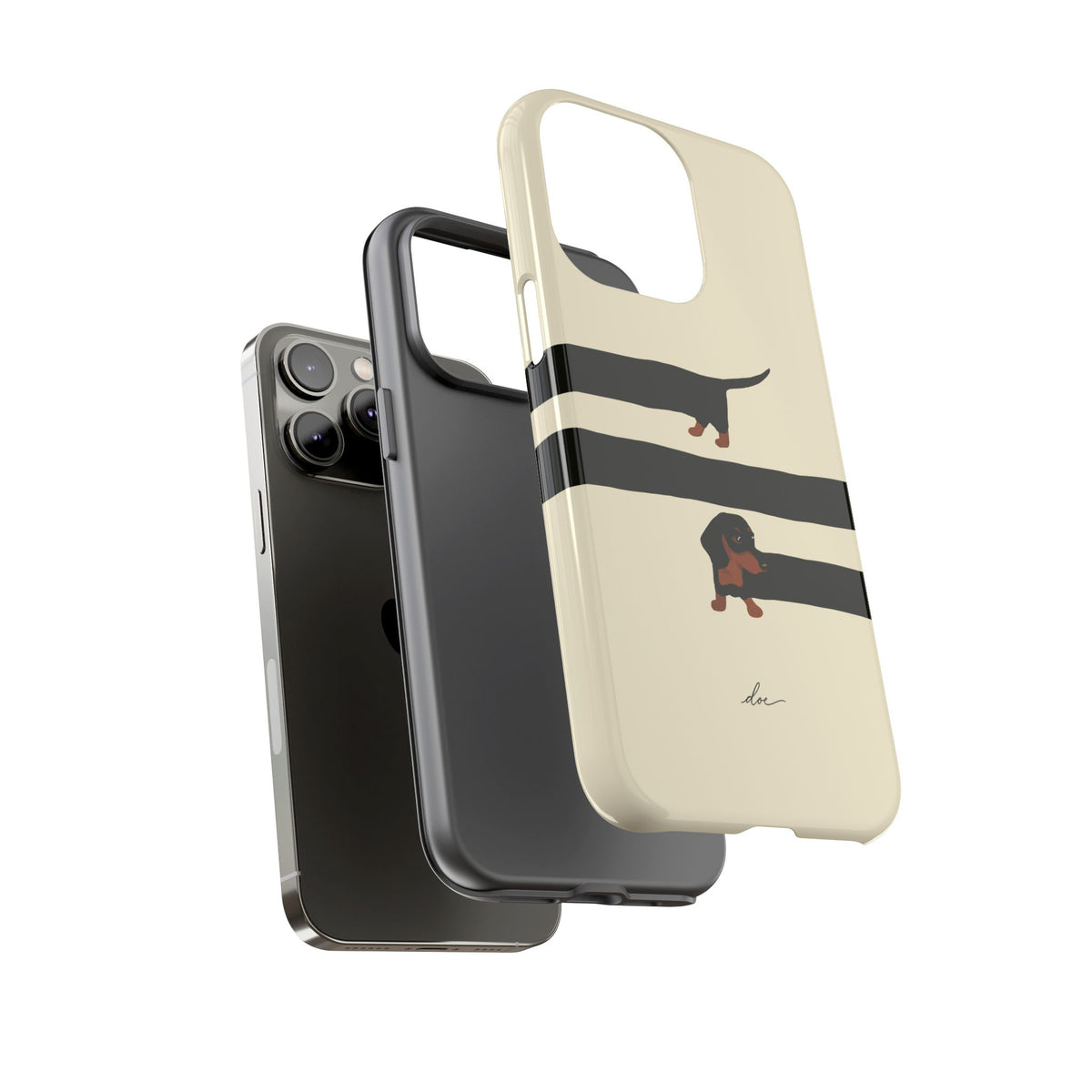 Stretchy The Dachshund iPhone Case
