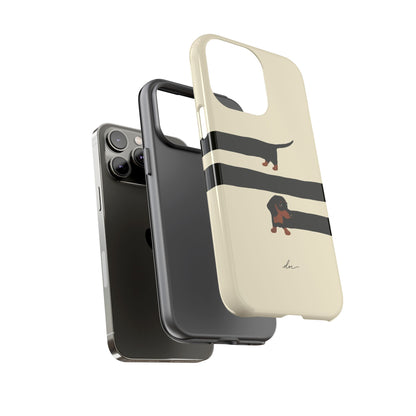 Stretchy The Dachshund iPhone Case