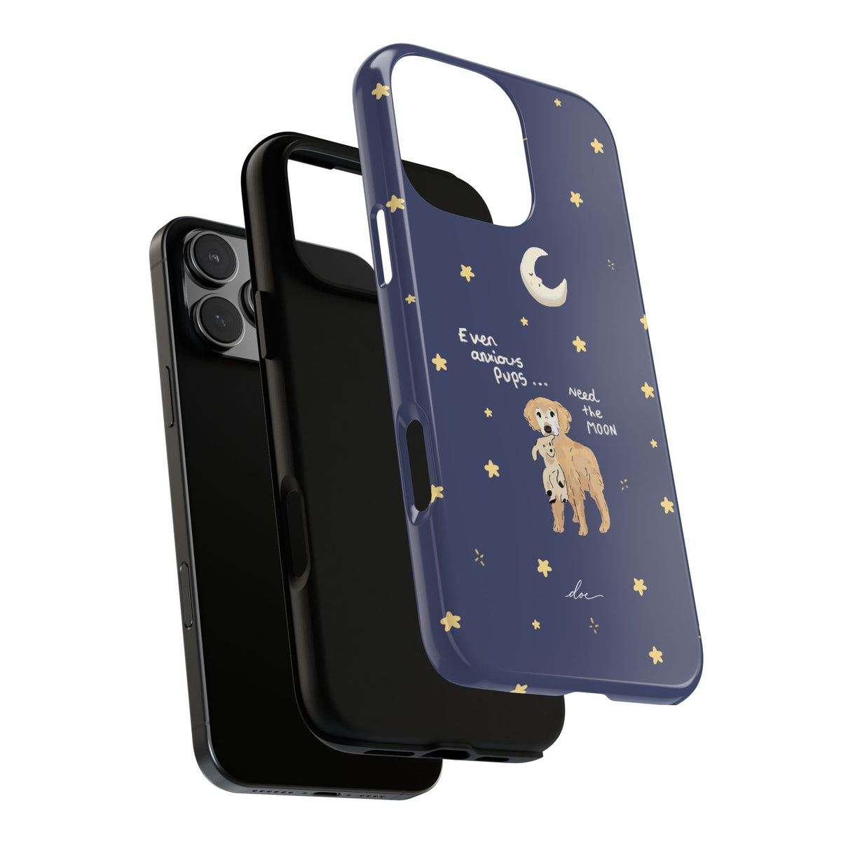 Anxious Pup iPhone Case