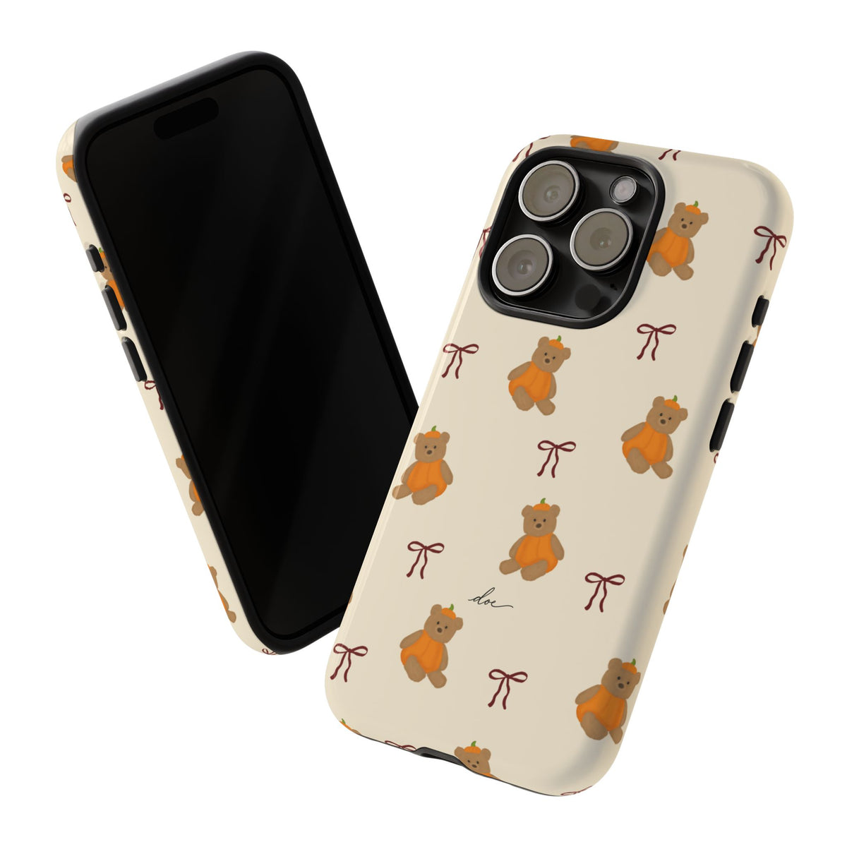 Pumpkin Bows iPhone Case
