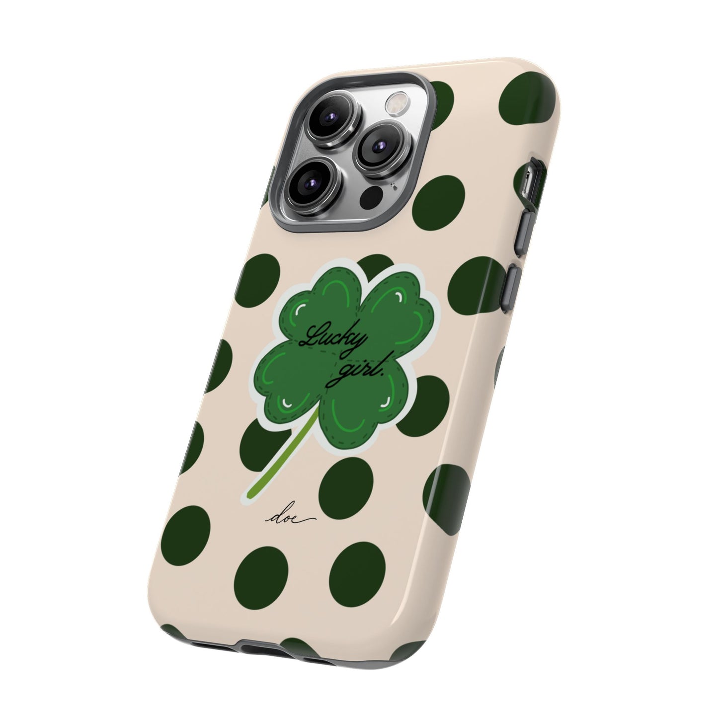 Lucky Girl iPhone Case