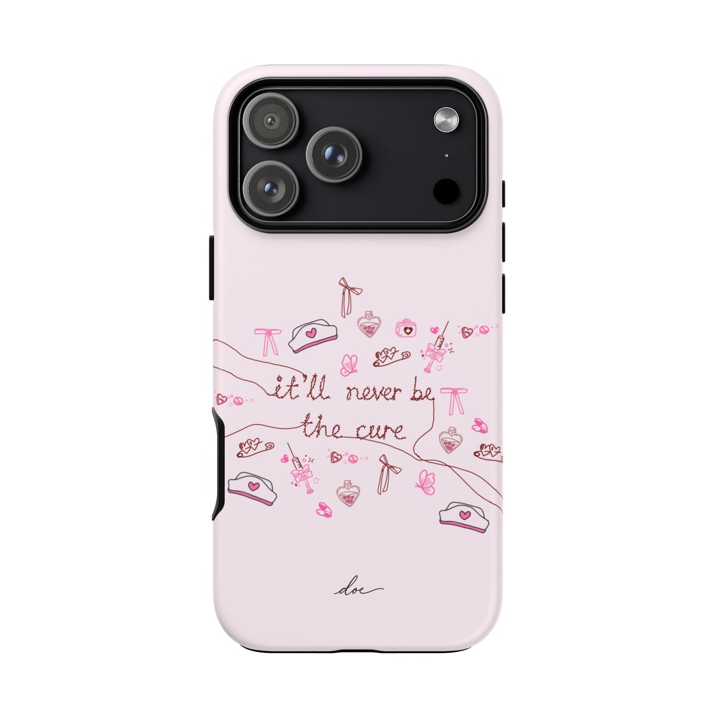 Never The Cure iPhone Case