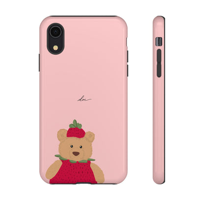 Strawberry Bear iPhone Case