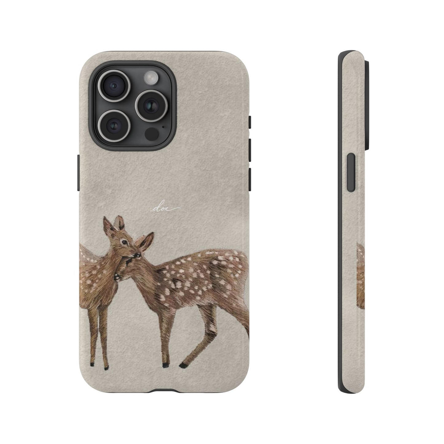 Deer Duo iPhone Case