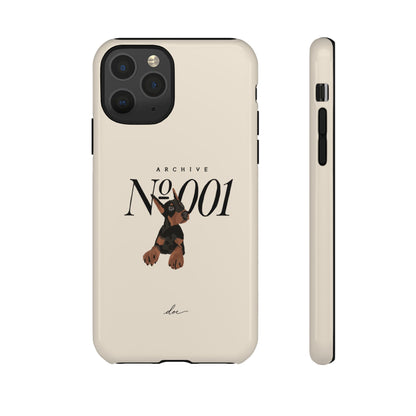 Doberman 001 iPhone Case