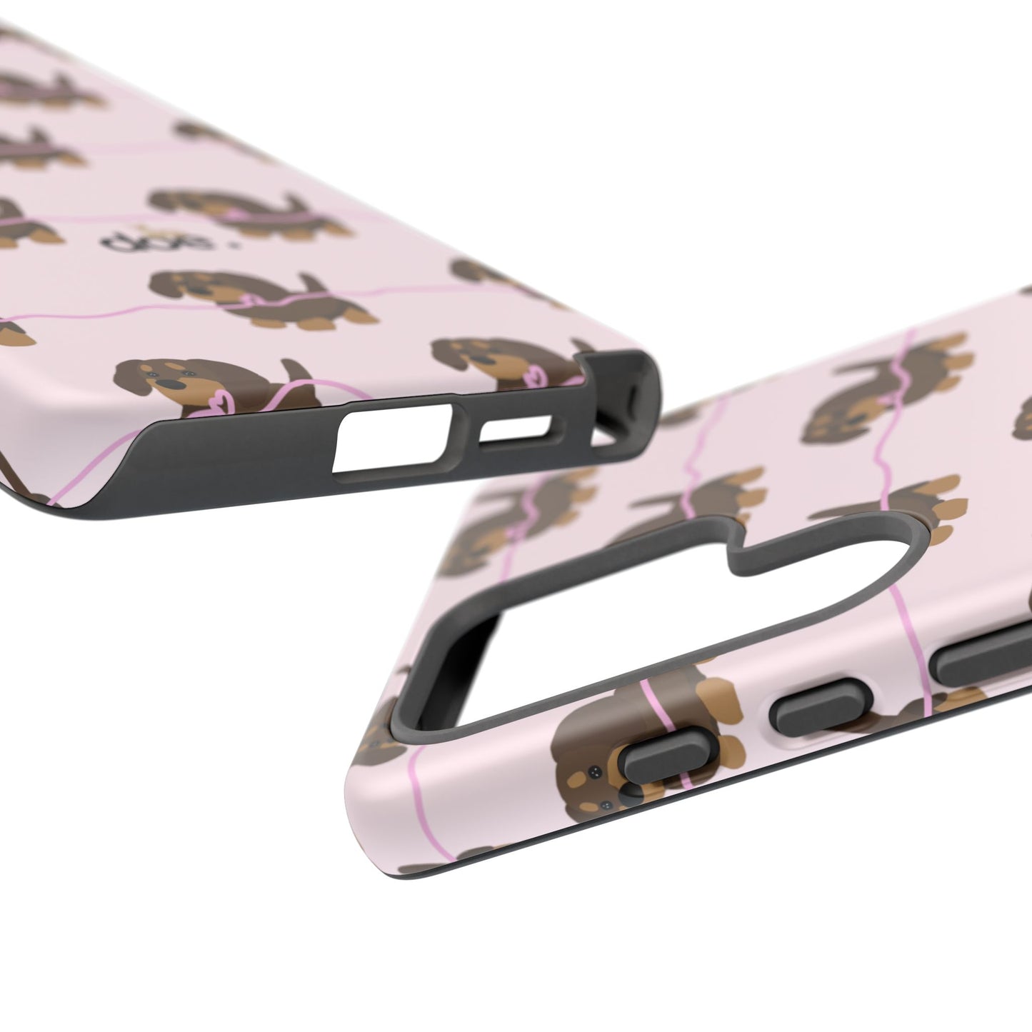 Pink Dachshund Samsung Case