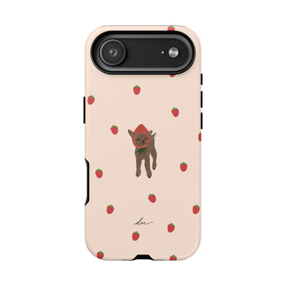 Strawberry Fawn iPhone Case