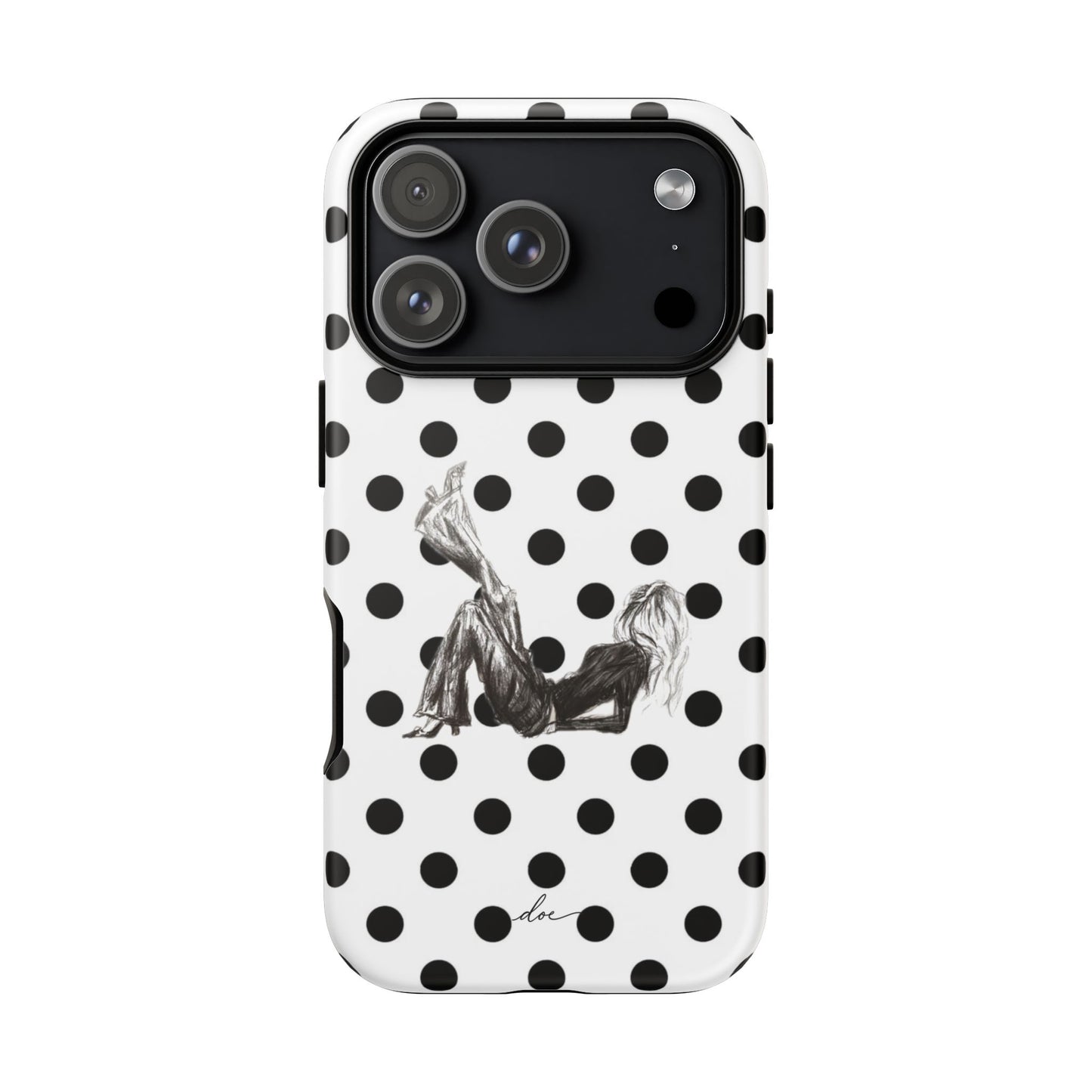 Polka Vouge Club iPhone Case