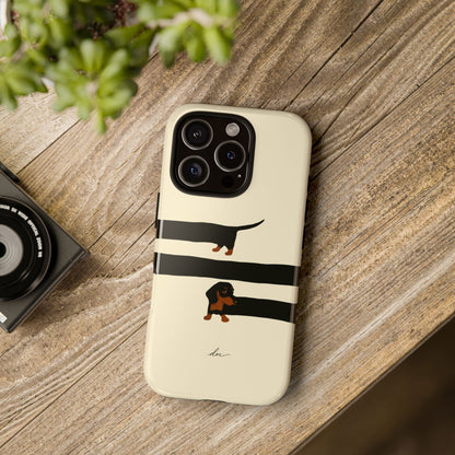 Stretchy The Dachshund iPhone Case