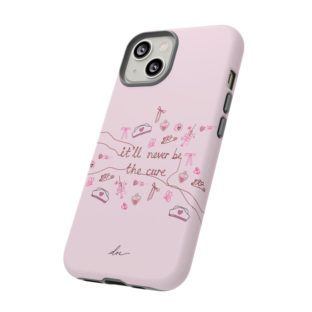 Never The Cure iPhone Case