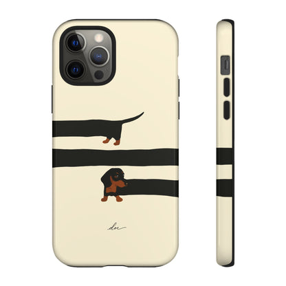 Stretchy The Dachshund iPhone Case