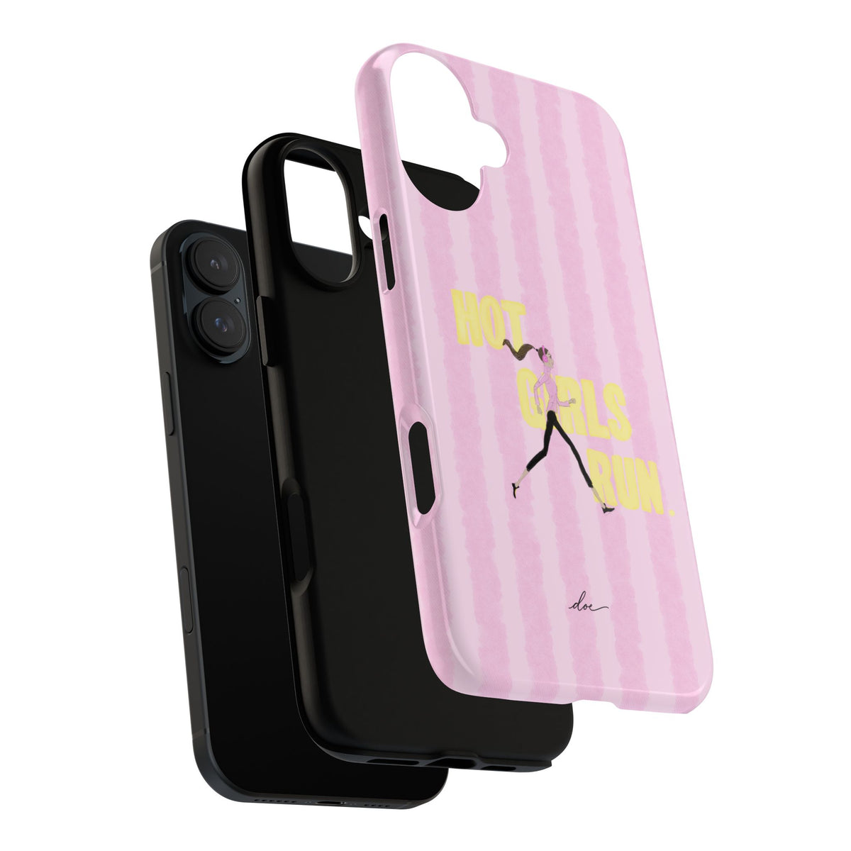 Hot Girls Run iPhone Case