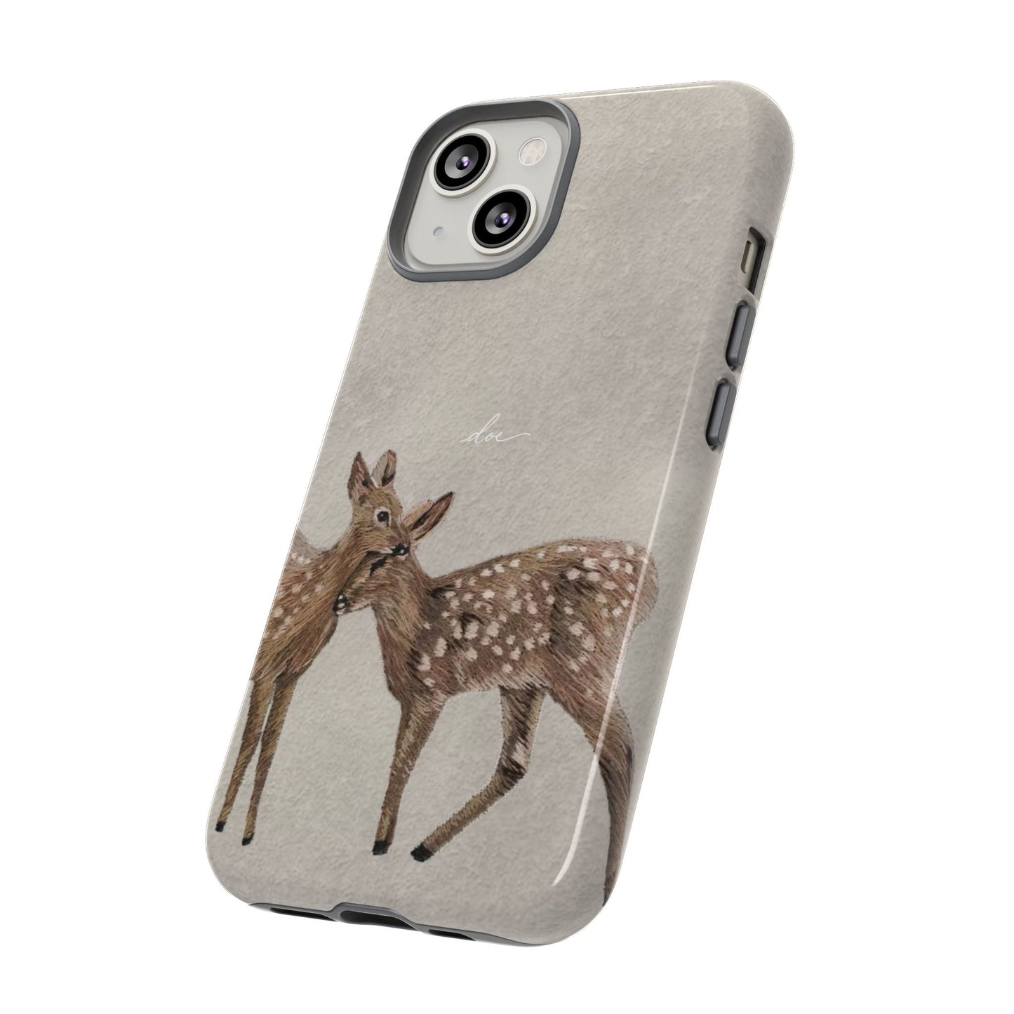 Deer Duo iPhone Case