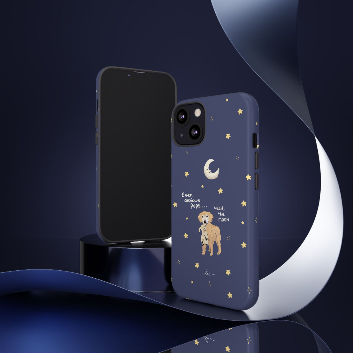 Anxious Pup iPhone Case