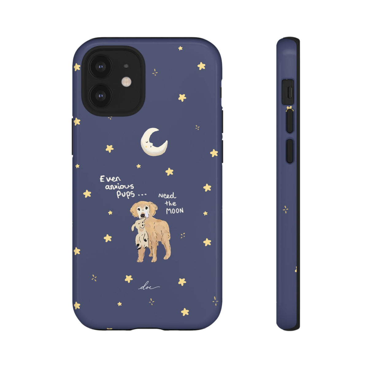 Anxious Pup iPhone Case
