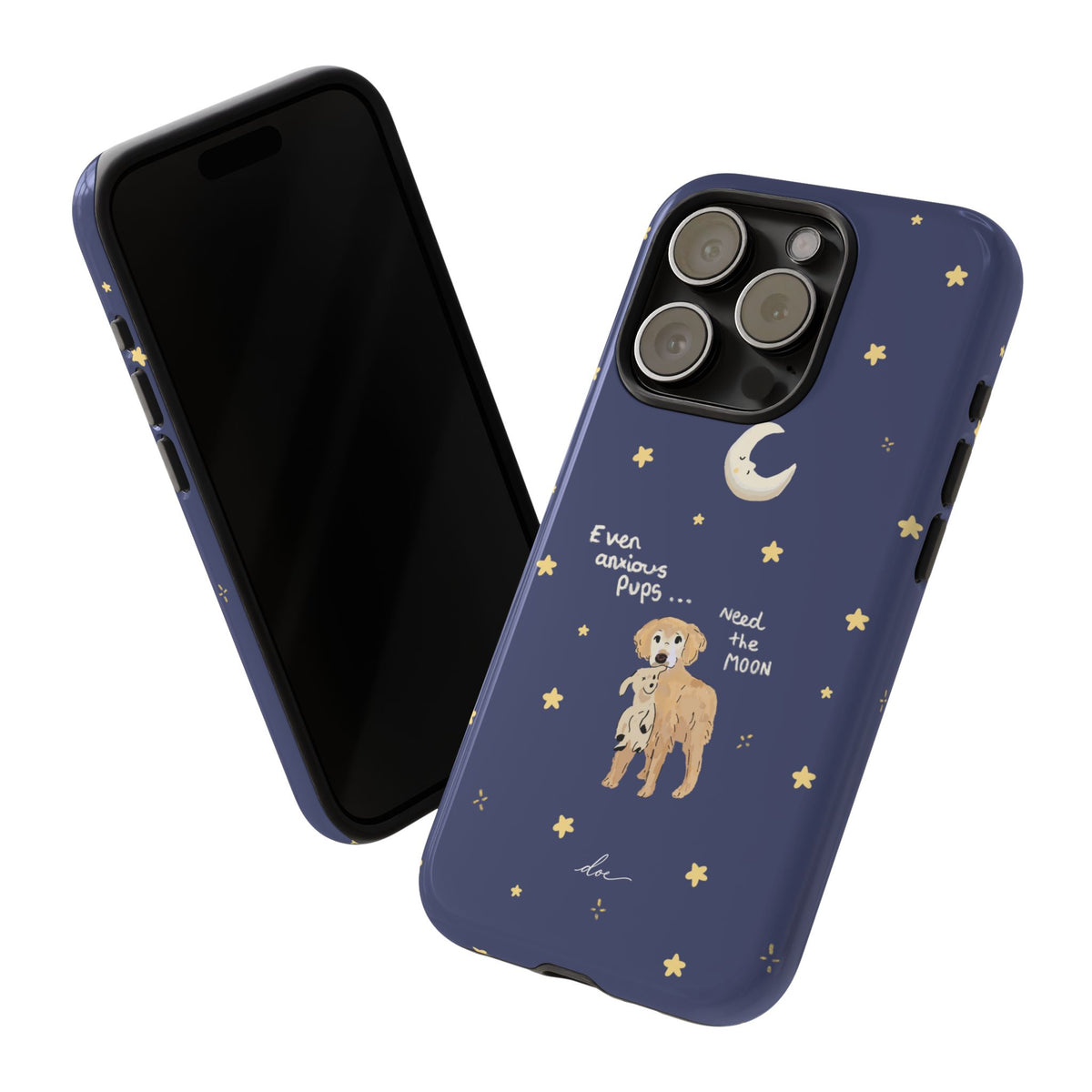 Anxious Pup iPhone Case