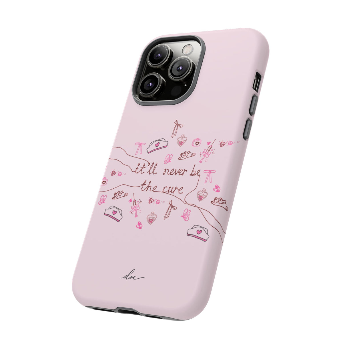 Never The Cure iPhone Case