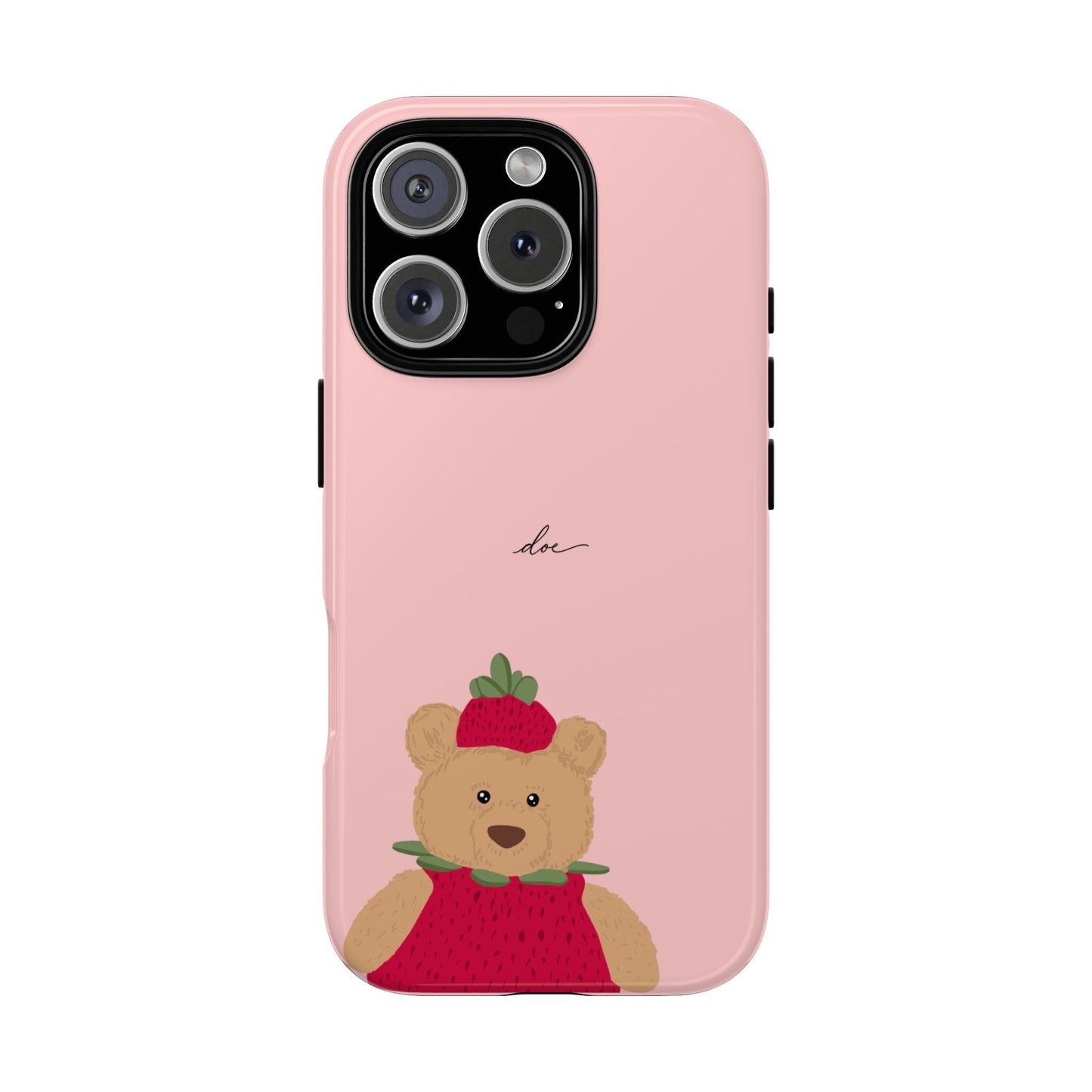 Strawberry Bear iPhone Case