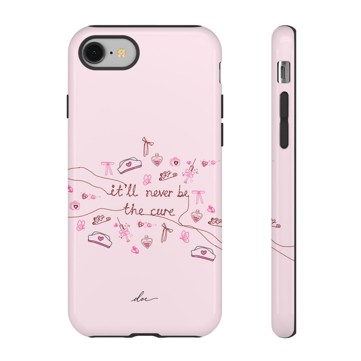 Never The Cure iPhone Case