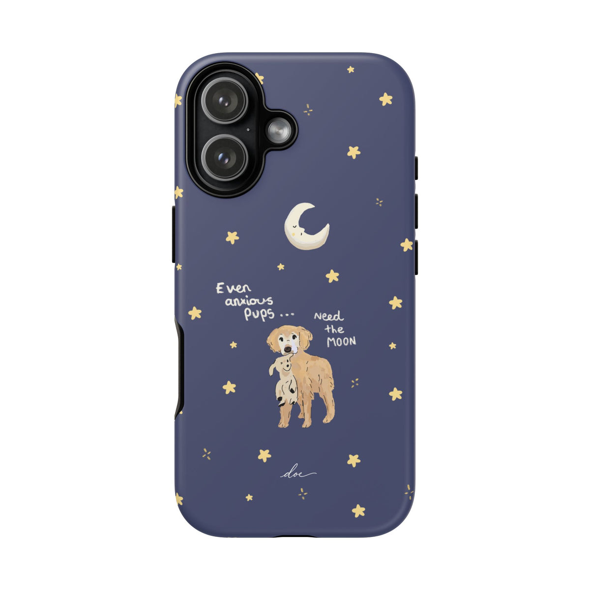 Anxious Pup iPhone Case