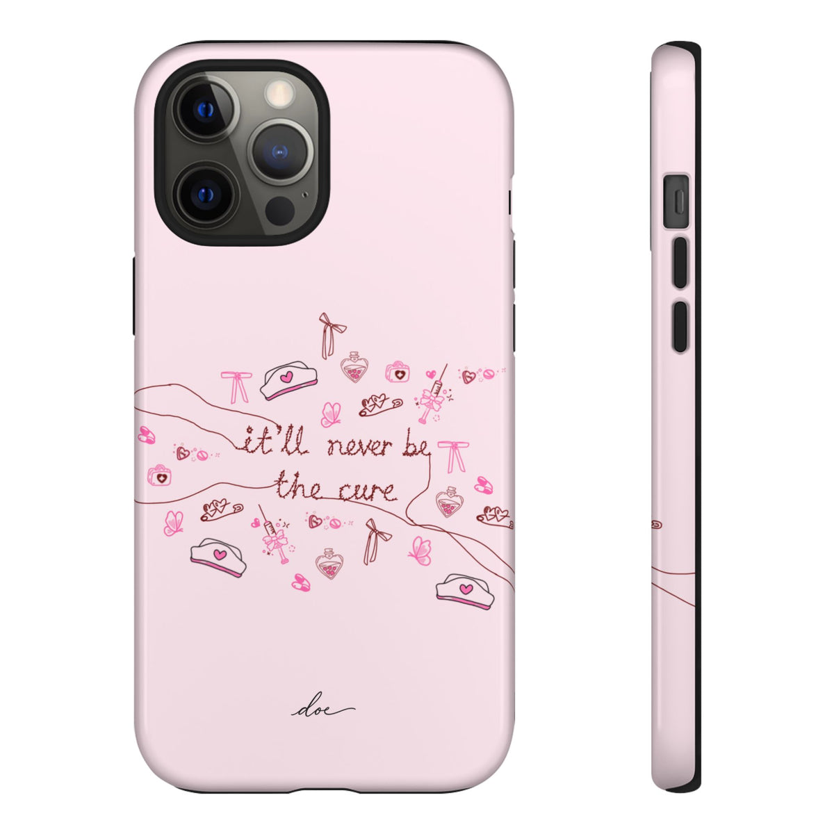 Never The Cure iPhone Case