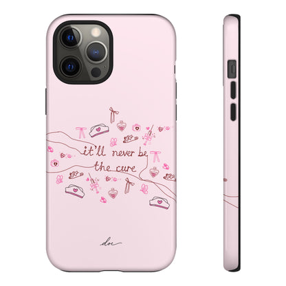 Never The Cure iPhone Case