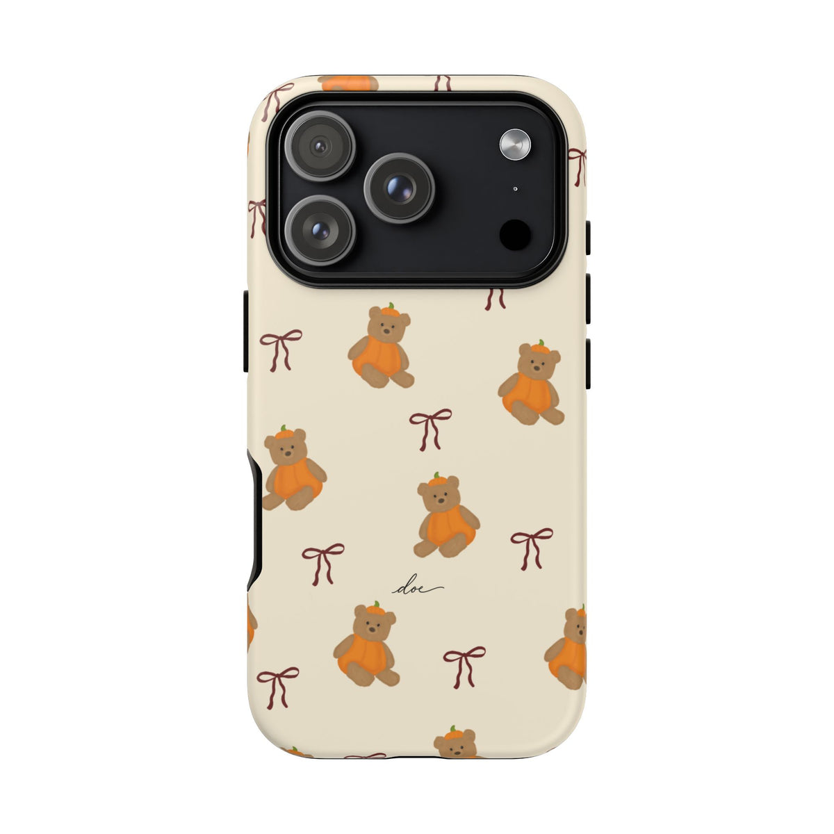 Pumpkin Bows iPhone Case