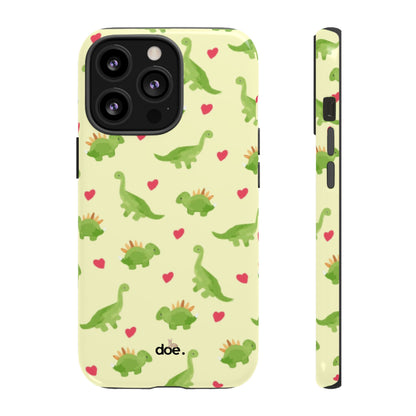 Dino Doodles iPhone Case