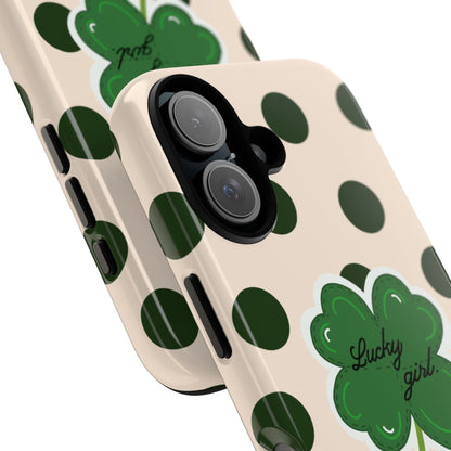Lucky Girl iPhone Case