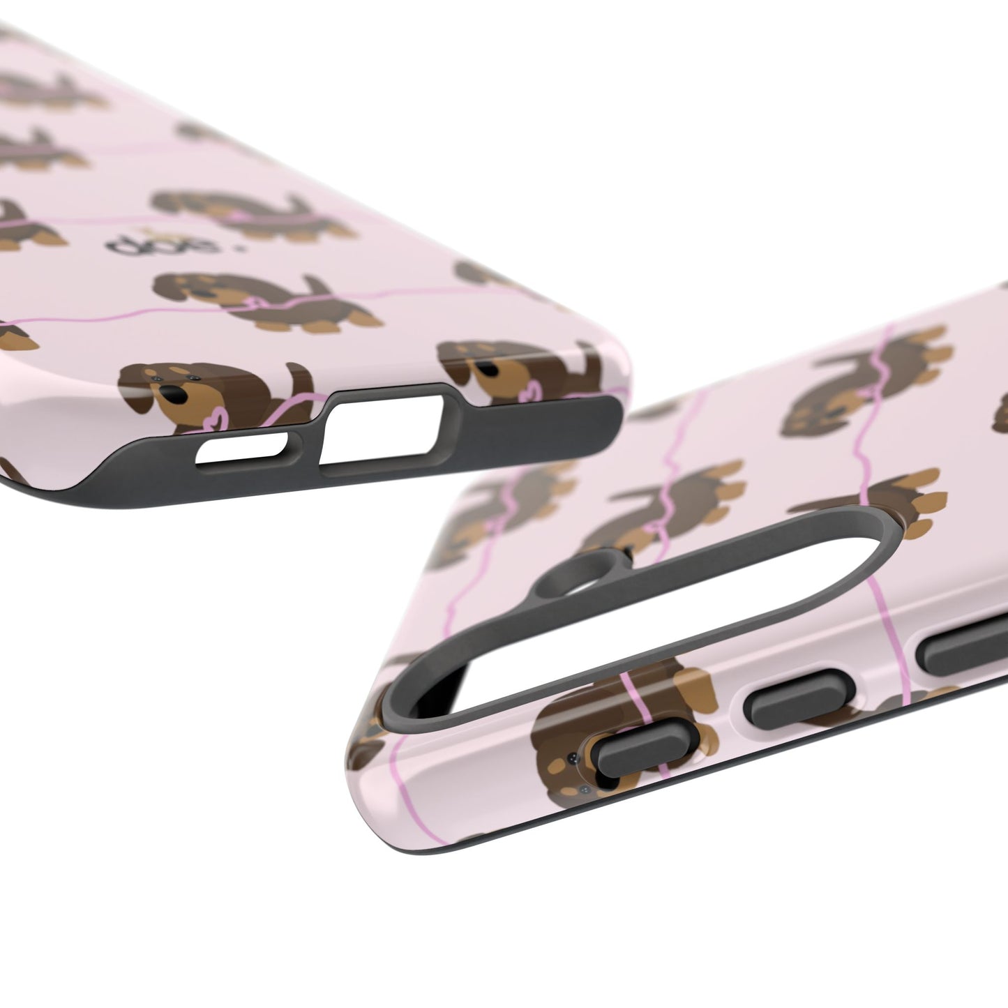 Pink Dachshund Samsung Case