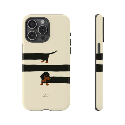 Stretchy The Dachshund iPhone Case