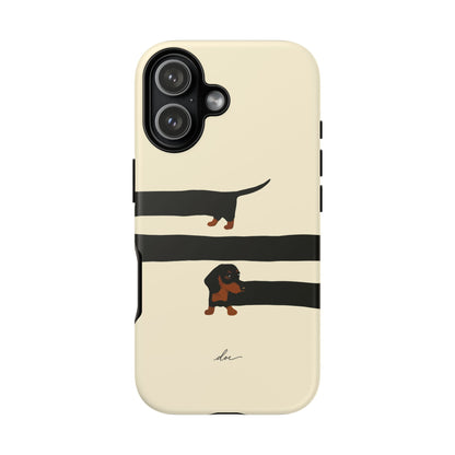Stretchy The Dachshund iPhone Case