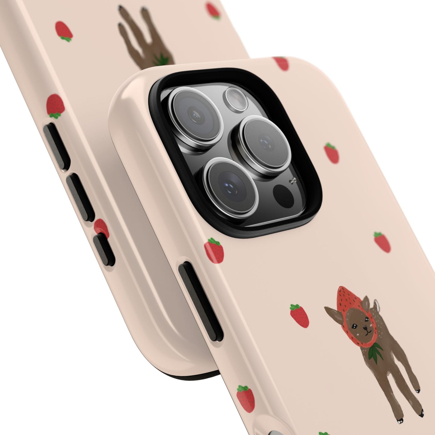 Strawberry Fawn iPhone Case
